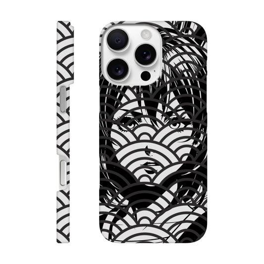 Umbral Knight Vigilance iPhone Slim Case showcasing sleek design and wraparound print